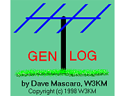 GenLog by W3KM Contest Logging Software